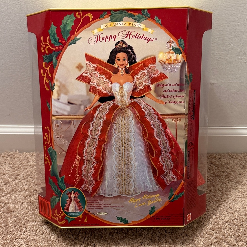 Barbie x Hallmark 1997 Holiday Doll - Picture 3 of 4